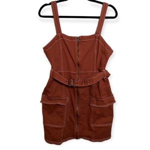 H&M | Rust-Colored Sleeveless Overall Dress | Never worn